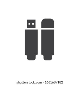 Diseño de iconos USB. ilustración vectorial