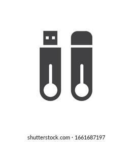 Diseño de iconos USB. ilustración vectorial