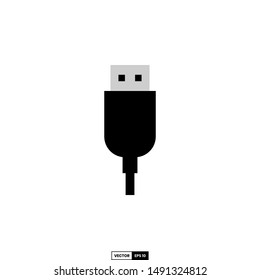 usb icon, design inspiration vector template for interface and any purpose