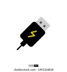 usb icon, design inspiration vector template for interface and any purpose