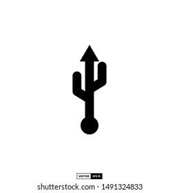 usb icon, design inspiration vector template for interface and any purpose