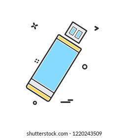 Usb icon design vector