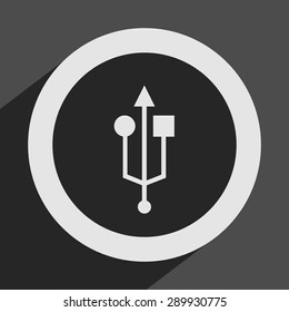 usb icon design, vector illustration eps10 graphic 