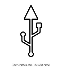 usb icon, drive vector, disk illustration