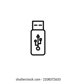 Usb icon. Flash disk sign and symbol. flash drive sign.