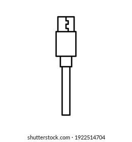 Usb icon. flash drive sign. usb connection design. vector illustration
