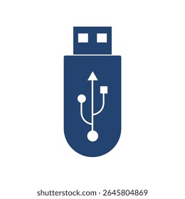 ícone USB, ícone de unidade flash vetor de símbolo.