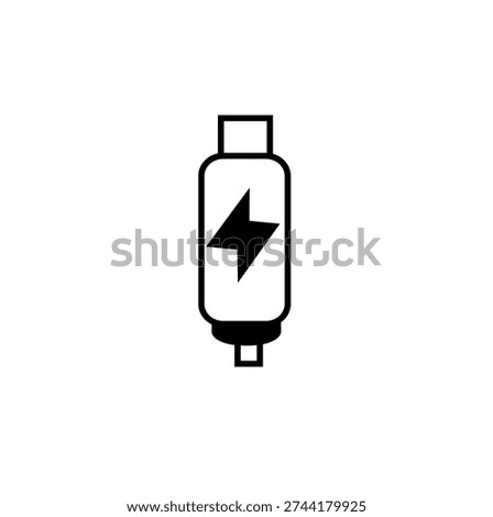 USB icon. usb flash drive vector illustration, EPS 10