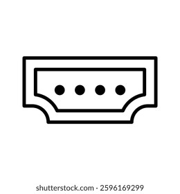 usb icon flat vecktor trendy popular simple