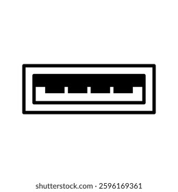 usb icon flat vecktor trendy popular simple