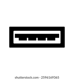 usb icon flat vecktor trendy popular simple