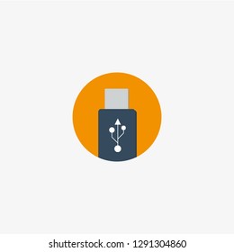 usb icon graphic element Illustration template design