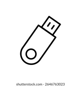 USB icon illustrating data storage, device access, digital connectivity, backup management, and portable memory tools for technology interfaces.