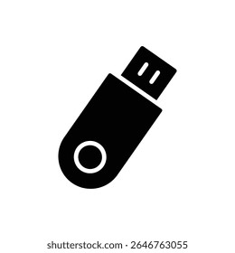 USB icon illustrating data storage, device access, digital connectivity, backup management, and portable memory tools for technology interfaces.