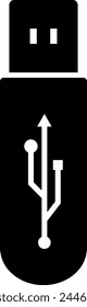 USB-Icon-Illustration isolierte Vektorgrafik-Vorzeichen-Symbol