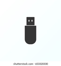 Usb icon illustration isolated vector sign symbol