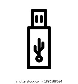 usb icon or logo isolated sign symbol vector illustration - high quality black style vector icons
