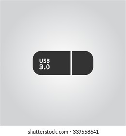 Usb Icon or Logo  vector illustration