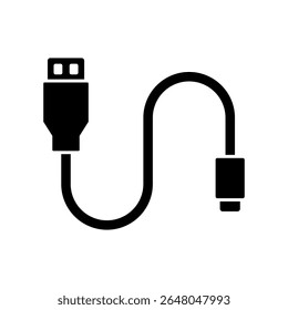 Conjunto de ícones USB. Ilustração vetorial.