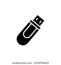 usb icon simple design in white background