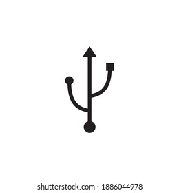 usb icon symbol sign vector