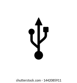 USB icon symbol vector illustration