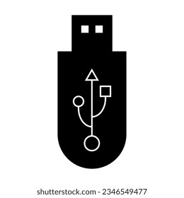 USB icon technology, connect device sign, electronic portable symbol ,vector illustration media .