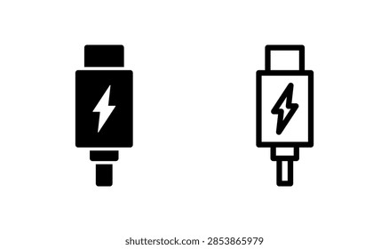Usb icon vector. Flash disk icon. flash drive. usb charging