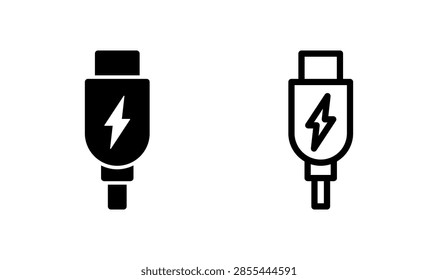 Usb icon vector. Flash disk icon. flash drive. usb charging