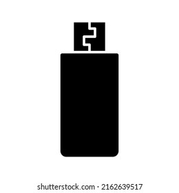 USB icon vector. Flash Drive icon symbol color editable