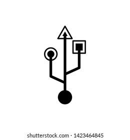 USB icon vector illustration - vector