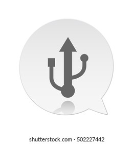 Usb icon . Vector illustration