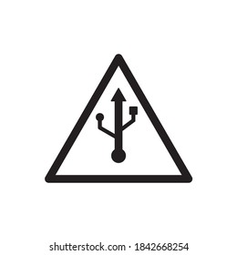 USB icon Vector Illustration Design