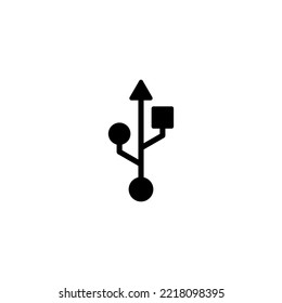 Usb icon vector illustration. Flash disk sign and symbol. flash drive sign.