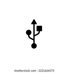 Usb icon vector illustration. Flash disk sign and symbol. flash drive sign.