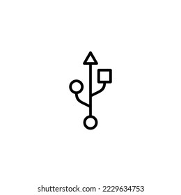Usb icon vector illustration. Flash disk sign and symbol. flash drive sign.