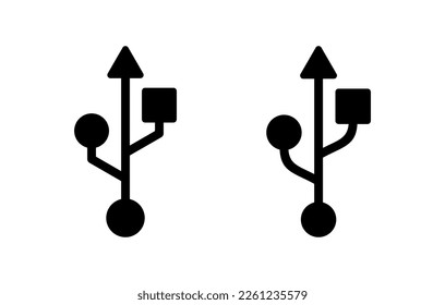 Usb icon vector illustration. Flash disk sign and symbol. flash drive sign.