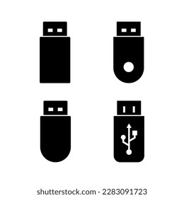Usb icon vector illustration. Flash disk sign and symbol. flash drive sign.