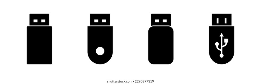 Usb icon vector illustration. Flash disk sign and symbol. flash drive sign.