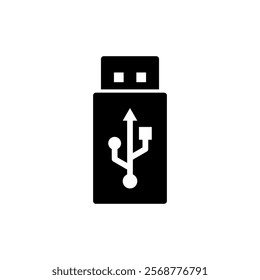 Usb icon vector illustration. Flash disk sign and symbol. flash drive sign.