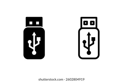 Usb icon vector illustration. Flash disk sign and symbol. flash drive sign.