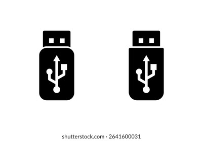 Usb icon vector illustration. Flash disk sign and symbol. flash drive sign.