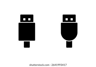 Usb icon vector illustration. Flash disk sign and symbol. flash drive sign.