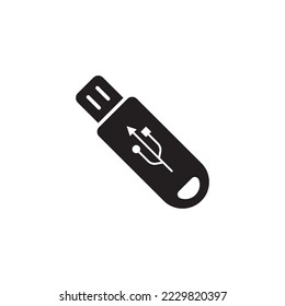 diseño de logotipo de ilustración de vector de icono usb