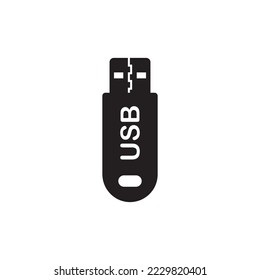 usb icon vector illustration logo design