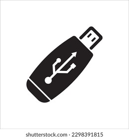 usb icon vector illustration logo design