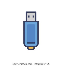 usb icon vector illustration style