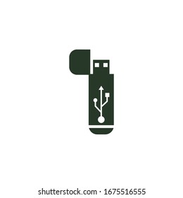 usb Icon vector sign isolated for graphic and web design. usb symbol template color editable on white background.