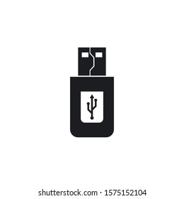 usb icon vector template design illustration