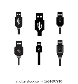 usb icon vector template design illustration